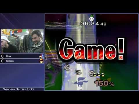GSS 104 SSBM - Stus (Falco) vs. Golden (C. Falcon) - Melee WSF