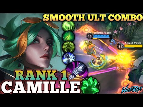 CAMILLE DEADLY ULT COMBO DELETE! TOPLANE MVP PLAY - TOP 1 GLOBAL CAMILLE BY cxmxllx Pedro- WILD RIFT
