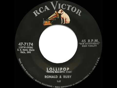 1st RECORDING OF: Lollipop - Ronald & Ruby (1958)