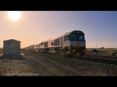 SCT 3AM9 Mixed Freight Train At Gheringhap (17/10/2023) - PoathTV Railways