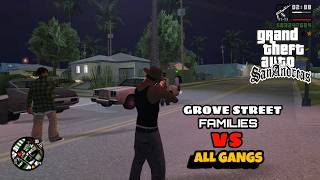 CJ Leads Grove Street to WAR Against Every Gang! (Full Chaos) | GTA San Andreas