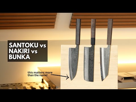 Santoku vs Nakiri vs Bunka | Why Blade Shape Matters!