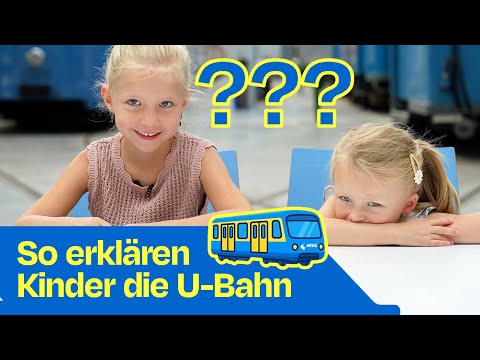 Was ist eine U-Bahn?🤔 Kinder erklären die Münchner Öffis 👧🏽💬