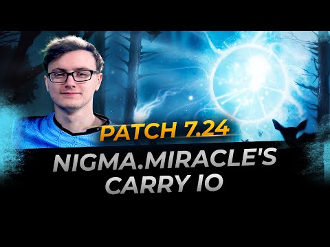 Miracle plays Carry IO Midlane - Dota 2 Replay Full Gameplay