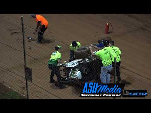 Compact Speedcars: Trent Usher Rollover - Archerfield Speedway