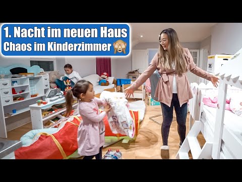 First night in the new house 😴 Chaos in the nursery! No bed & no food at home! Moving | Mommy Souls