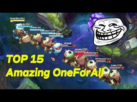 TOP 15 "Amazing ONE FOR ALL 2013-2016" Unbelievable Moments 😱😱