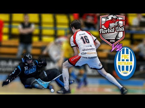 Highlights KB ligy: Florbal Ústí - FBC ČPP Bystroň Group OSTRAVA 6:5pn