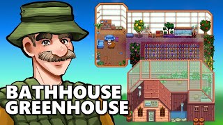 Stardew Valley - Bathhouse Solarium Greenhouse Mod