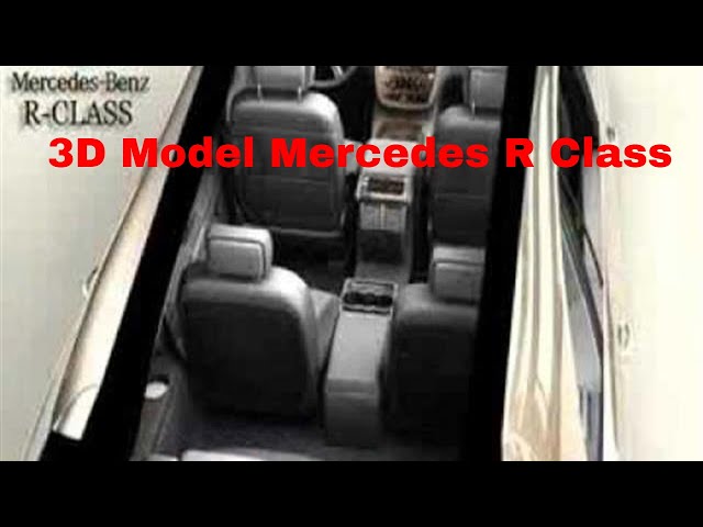 Mercedes R Class 3D Model - FlatPyramid