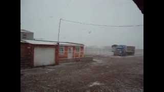 preview picture of video 'Nevando en Cuauhtémoc Chihuahua, enero 2013.'