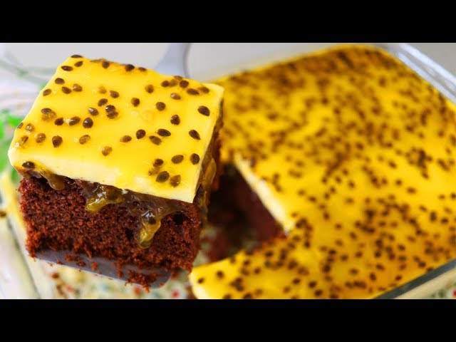 Receita Deliciosa de Bolo de Chocolate com Mousse de Maracujá ...