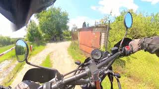 Casual ride with my friends. 2x Him 411, Scram 411, Suzuki 650