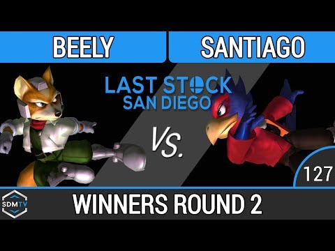 LSSD 127 - Beely (Fox) vs. Santiago (Falco) - SSBM WR2 - Smash Melee