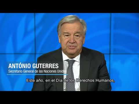 Mensaje del Secretario General António Guterres con motivo del Día de los Derechos Humanos 