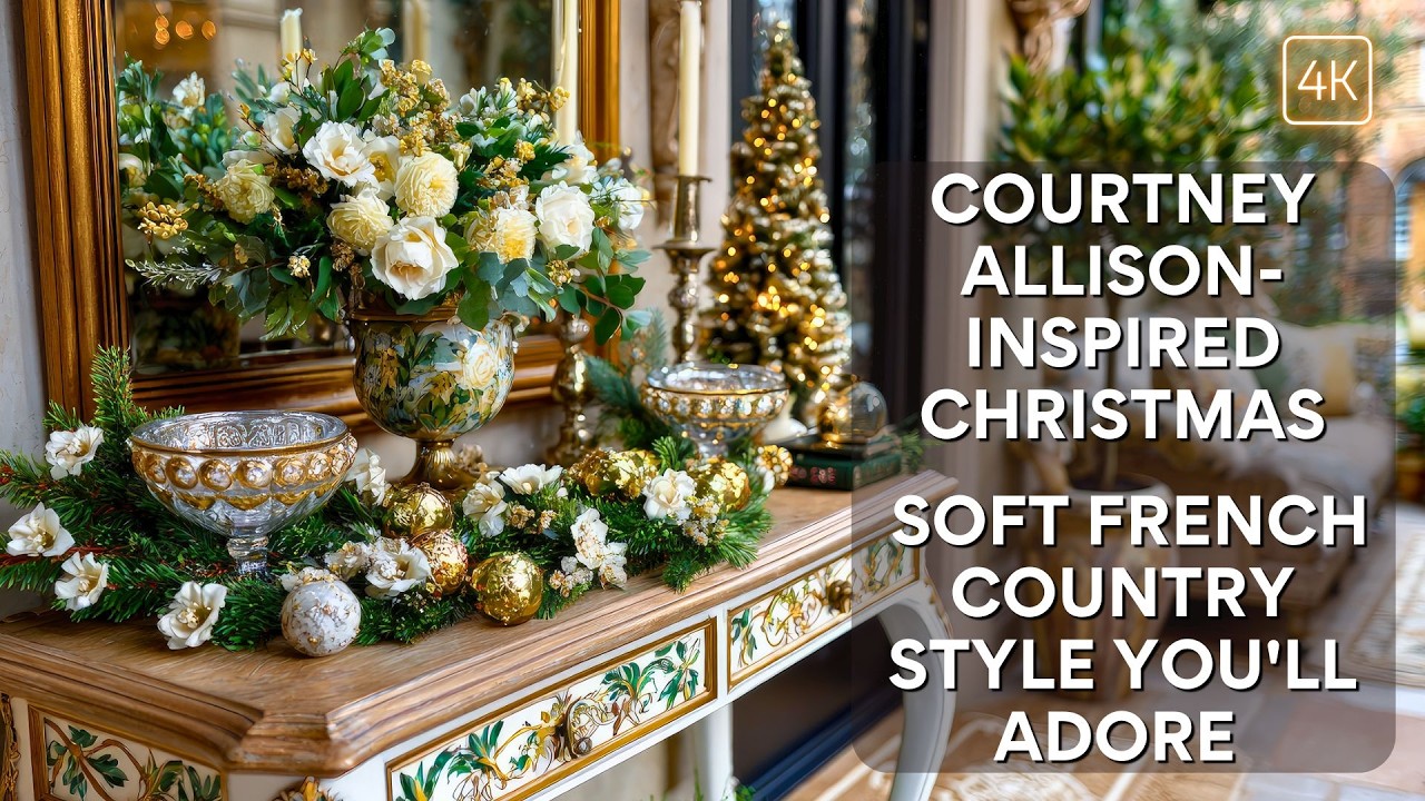 French Country Christmas Decor 2025 Inspired By Courtney Allison: Soft, Romantic, And Vintage