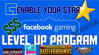 How to set up Facebook Gaming Level Up program? Enable Stars| Easy 1 min-Tutorial