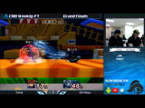 CMU Weekly #7 Project M Singles Grand Finals - Yono (Roy) vs. Dirtboy (Squirtle)