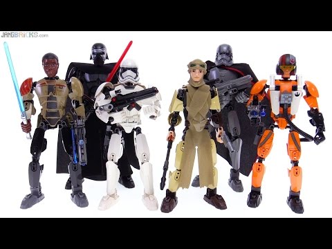 LEGO Star Wars TFA buildable action figures compared!
