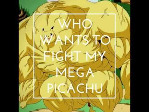Who  wants to fight my mega Pikachu