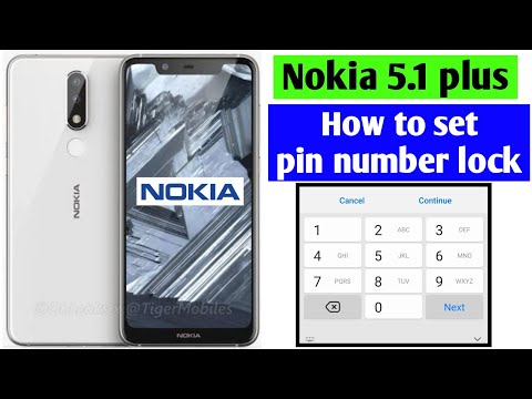 Nokia 5.1 plus set lock screen password/pin/pattern how to set lock screen nokia 5.1 plus