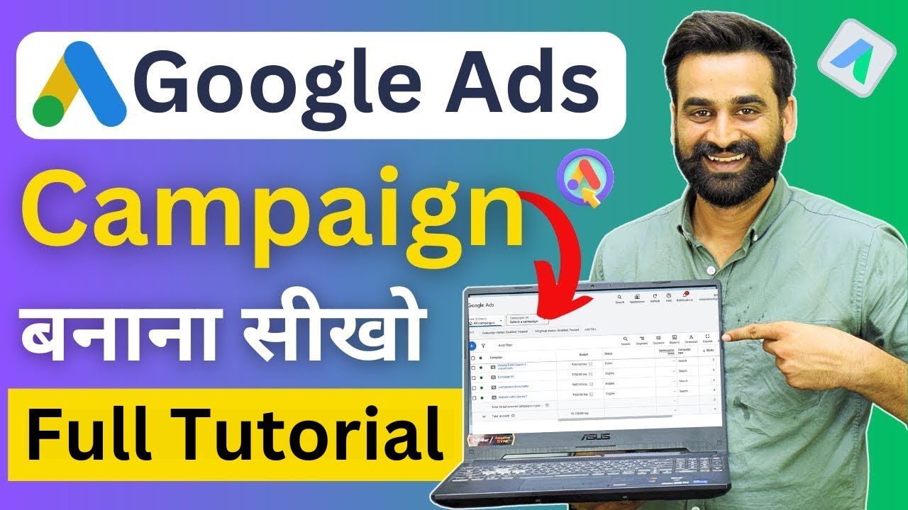 Google Ads Full Tutorial | Google Ads For Beginners || Hindi