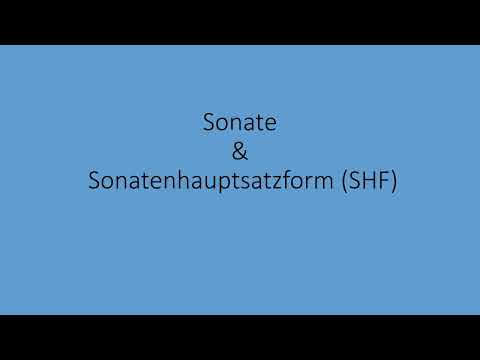 Die faszinierende Welt der Sonaten und die Sonatenhauptsatzformel