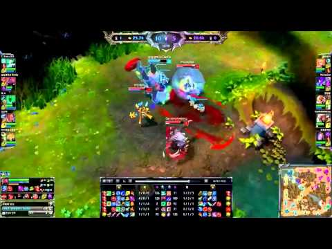 Samsung White Dandy Sion Top vs Kha'zix (Challenger Korea SoloQ)