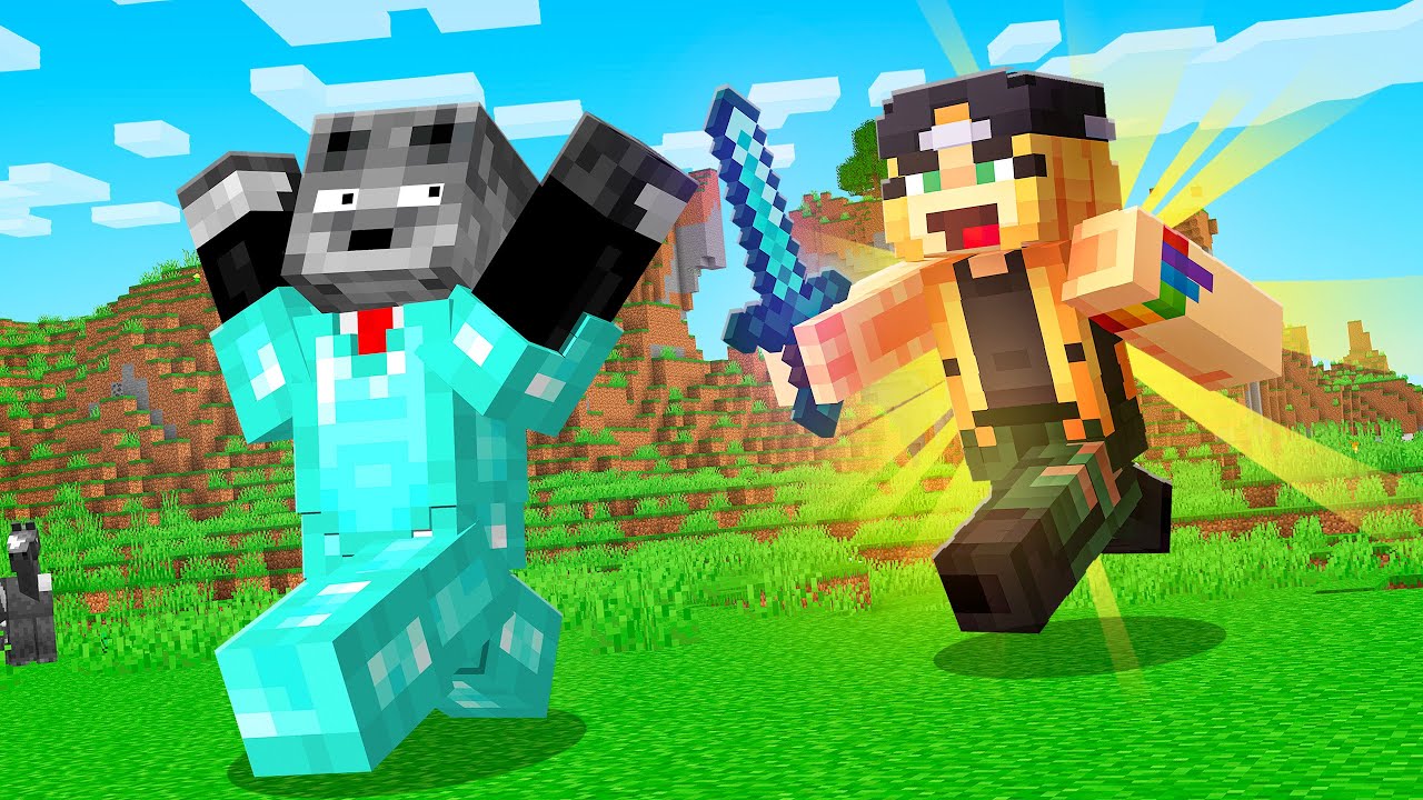 MALENA vs WOLFF no PVP! ELE FUGIU!!! - Minecraft Guerra #09