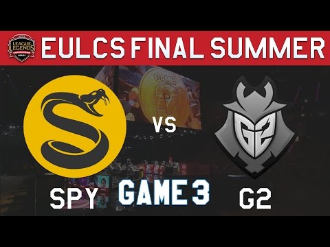 SPY vs G2 Game 3 | EULCS Final - Splyce vs G2 Esports
