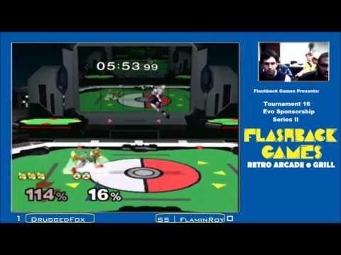 Flashback Games Presents: Tournament 16 - Druggedfox (Sheik) Vs. Flamin Roy (Fox) Grand Finals