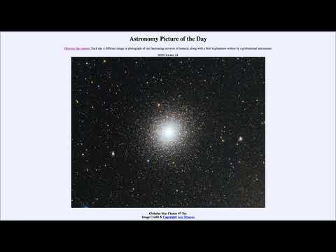 2020 October 24 - Globular Star Cluster 47 Tuc