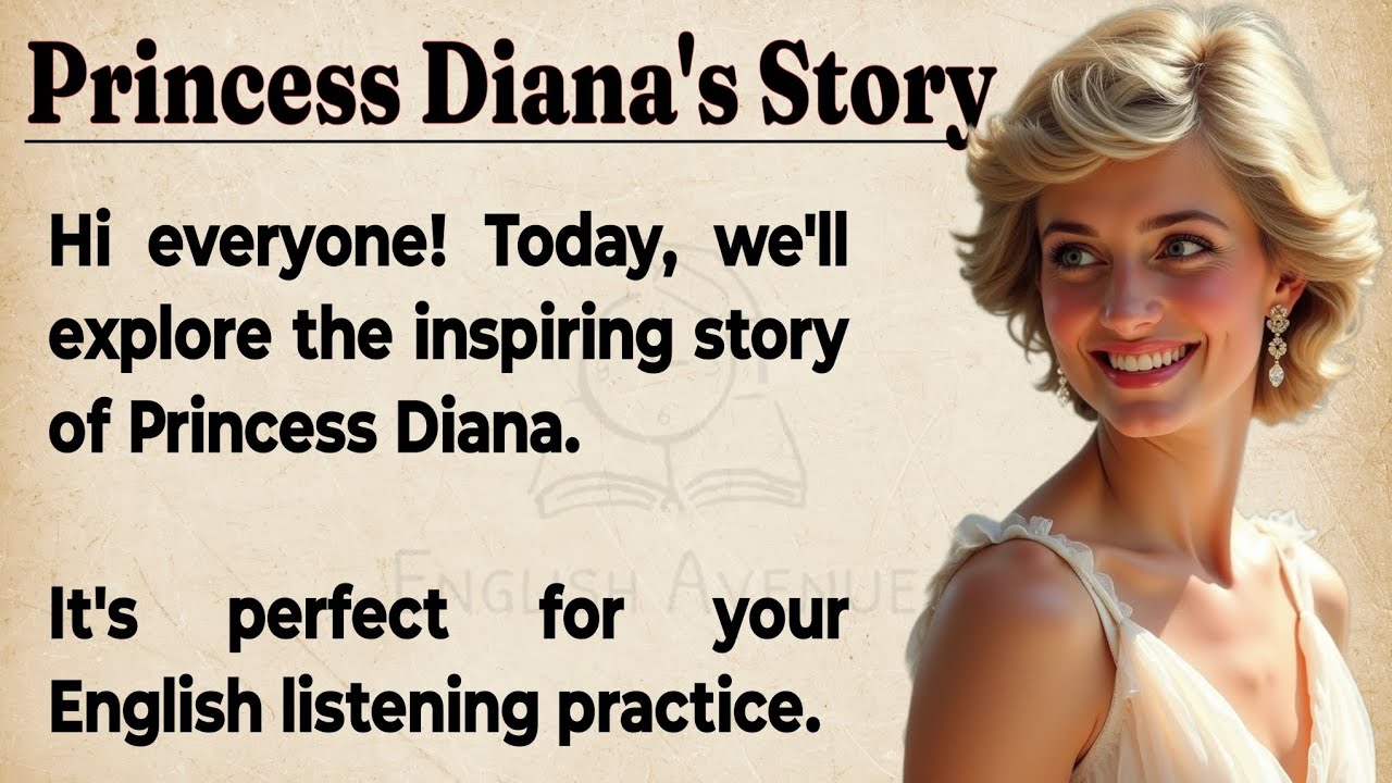 Princess Diana's Story || English Listening Practice ✅ Learn English Through Story || Graded Reader✅