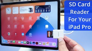 How To Play Camera Video & Picture Files From An SD Card On Your iPad Pro - USB-C To SD Card Reader