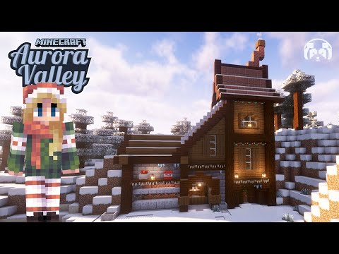 Epic Snowy Mining Outpost Build 🐼🔥 | Minecraft EP 3