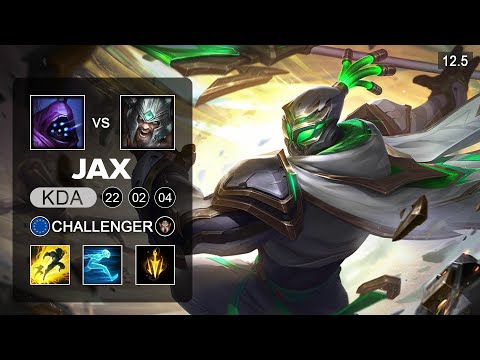 Jax Top vs Tryndamere - EUW Challenger - Season 12 Patch 12.5
