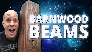 Transform Barnwood Beams In 5 Easy Steps (Reclaimed Wood)