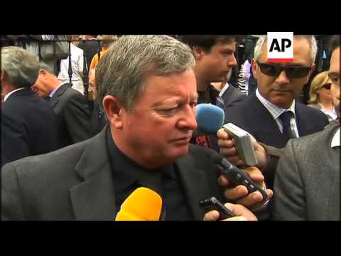 Funeral of Golf legend Severiano Ballesteros