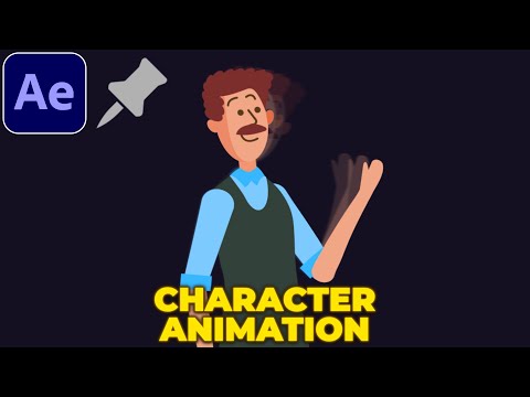 Character Animation Tutorial in After Effects | Puppet Pin Tool