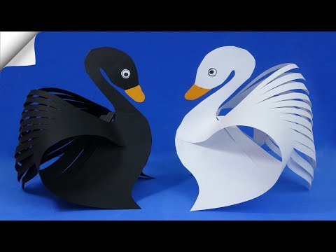 DIY paper crafts Paper swan