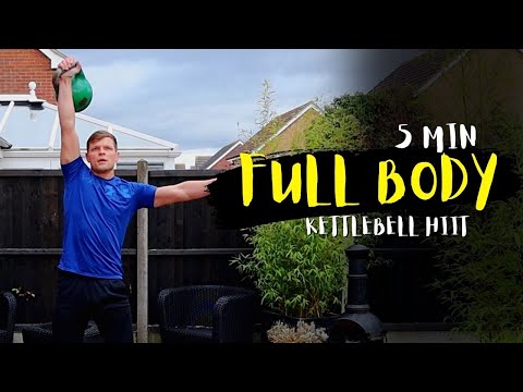 Advanced 5 min Kettlebell HIIT / No Repeat Finisher