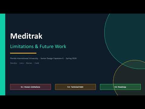 Limitations and Future Work