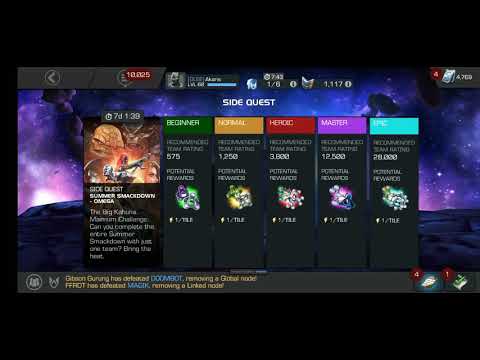 Summer Smackdown Omega - Epic Difficulty | Marvel Contest Of Champions (NO REVIVES USED)