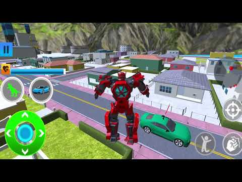 Dino Robot Car Game Dinosaur Robot Transform hero Android Gameplay #02