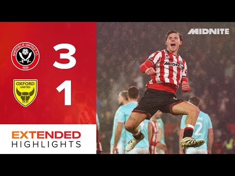 Sheffield United 3-1 Oxford United | Extended EFL Championship highlights