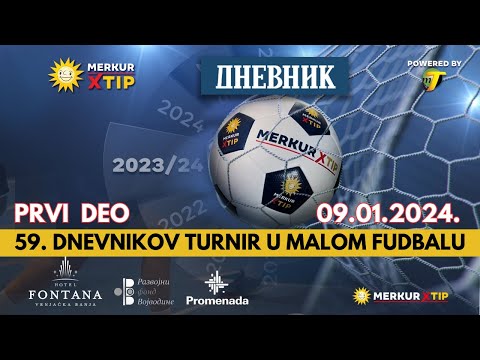 59. Dnevnikov turnir - utorak 09.01.2024, PRVI DEO (Sve kategorije)