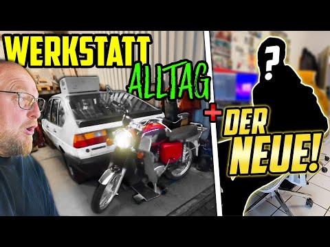 NEUE IDEEN & NEUER MITARBEITER! - Werkstattalltag Halle77 - Marco nimmt EUCH mit!