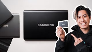 Samsung SSD Storage Drive | T5, T7, T7 Shield