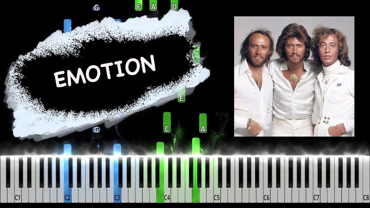 Bee Gees - Emotion Piano Tutorial