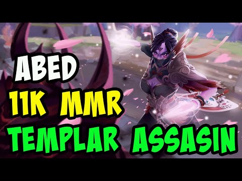 Abed Templar Assasin first 11K MMR  [Full Gameplay] Dota 2 Pros gameplay 7.26c